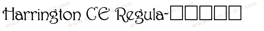 Harrington CE Regula字体转换
